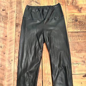 Wilfred Free High Waisted Faux Leather Leggings (Size Medium)